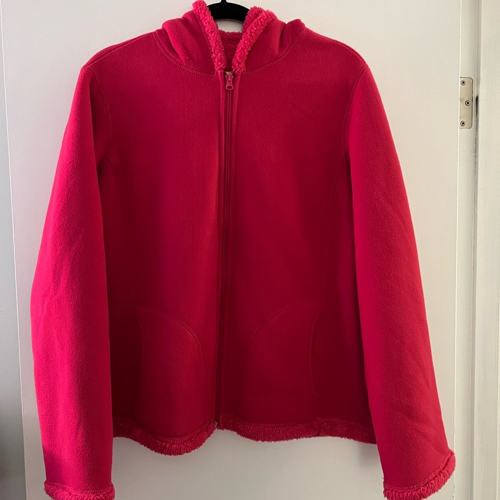 Fleece zip jacket, L